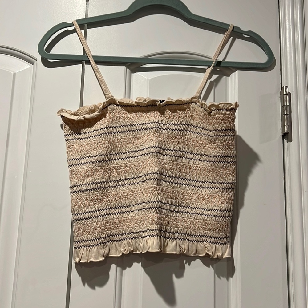 American eagle crop top with removable straps